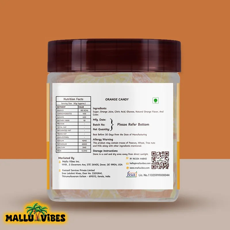 Mallu Vibes Orange Candy Mallu Vibes