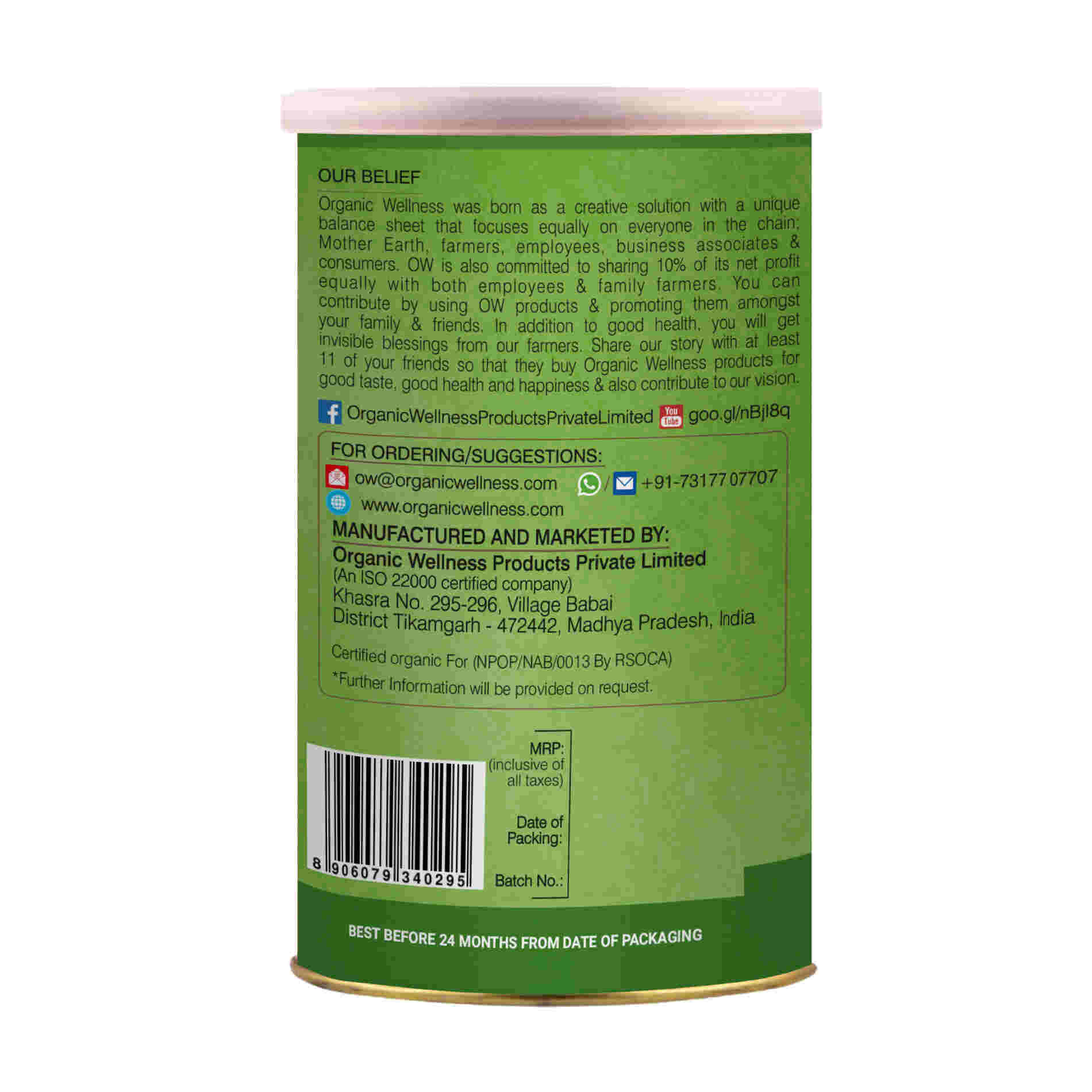 Organic Wellness Basil Seeds Organic Wellness
