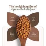 Bharat Vedica Organic Black Chickpeas - Organic Black Chana Bharat Vedica