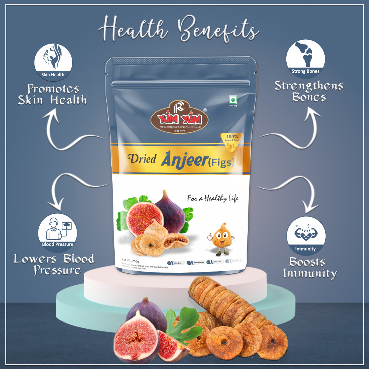 Yum Yum Anjeer/Figs Pouch Yum Yum