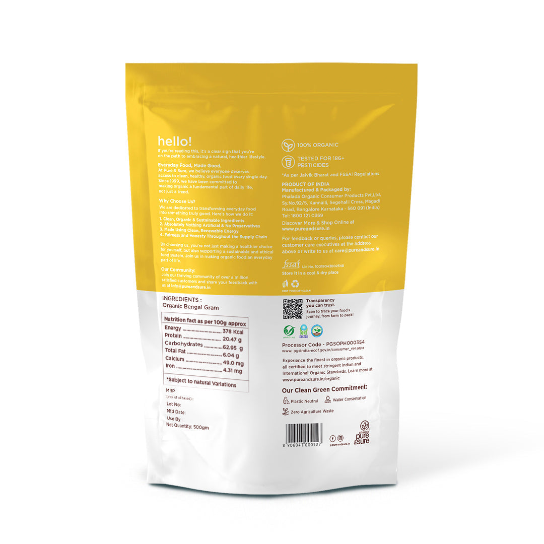 Pure & Sure Organic Bengal Gram Pure & Sure