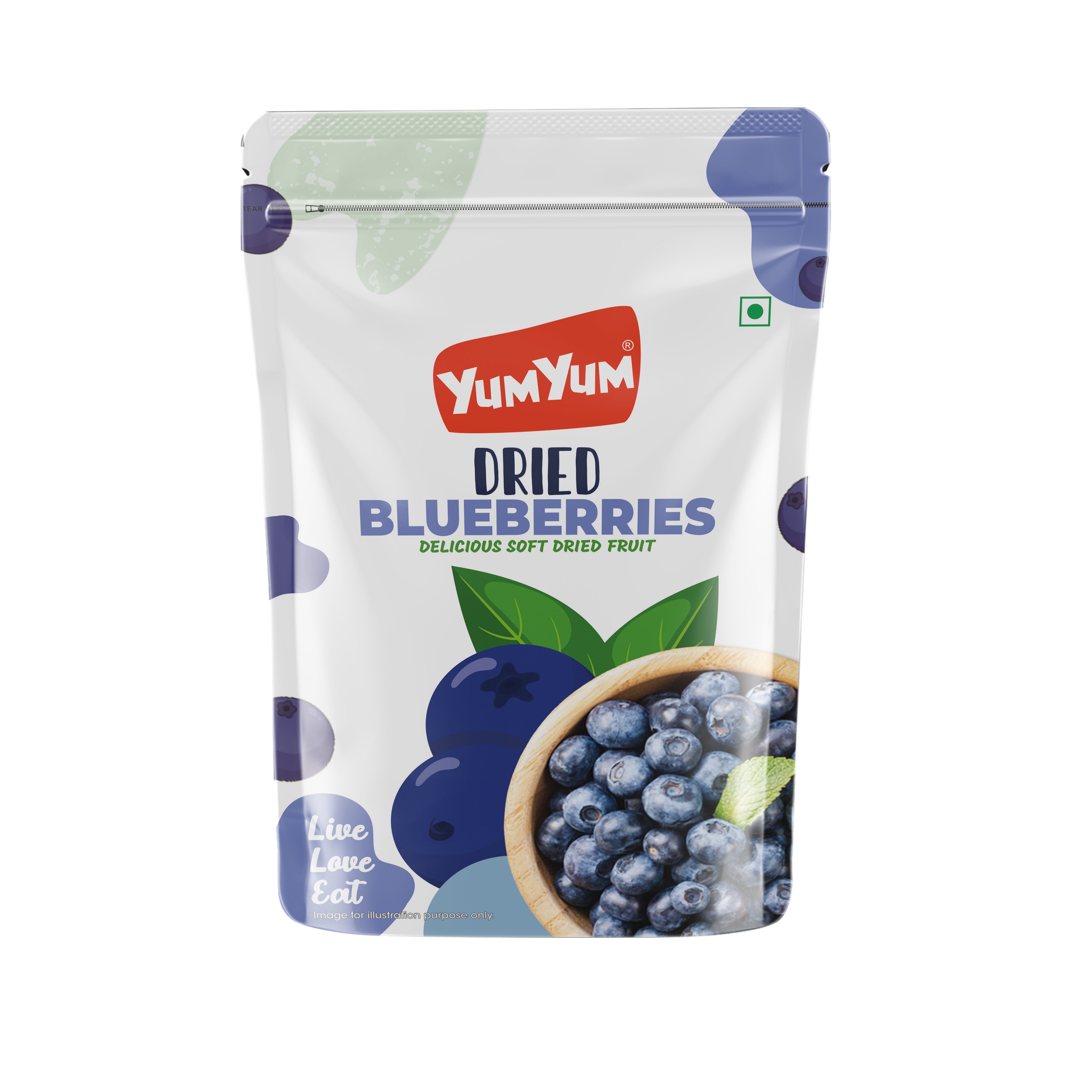 Yum Yum Dried Blueberry Pouch - Dista