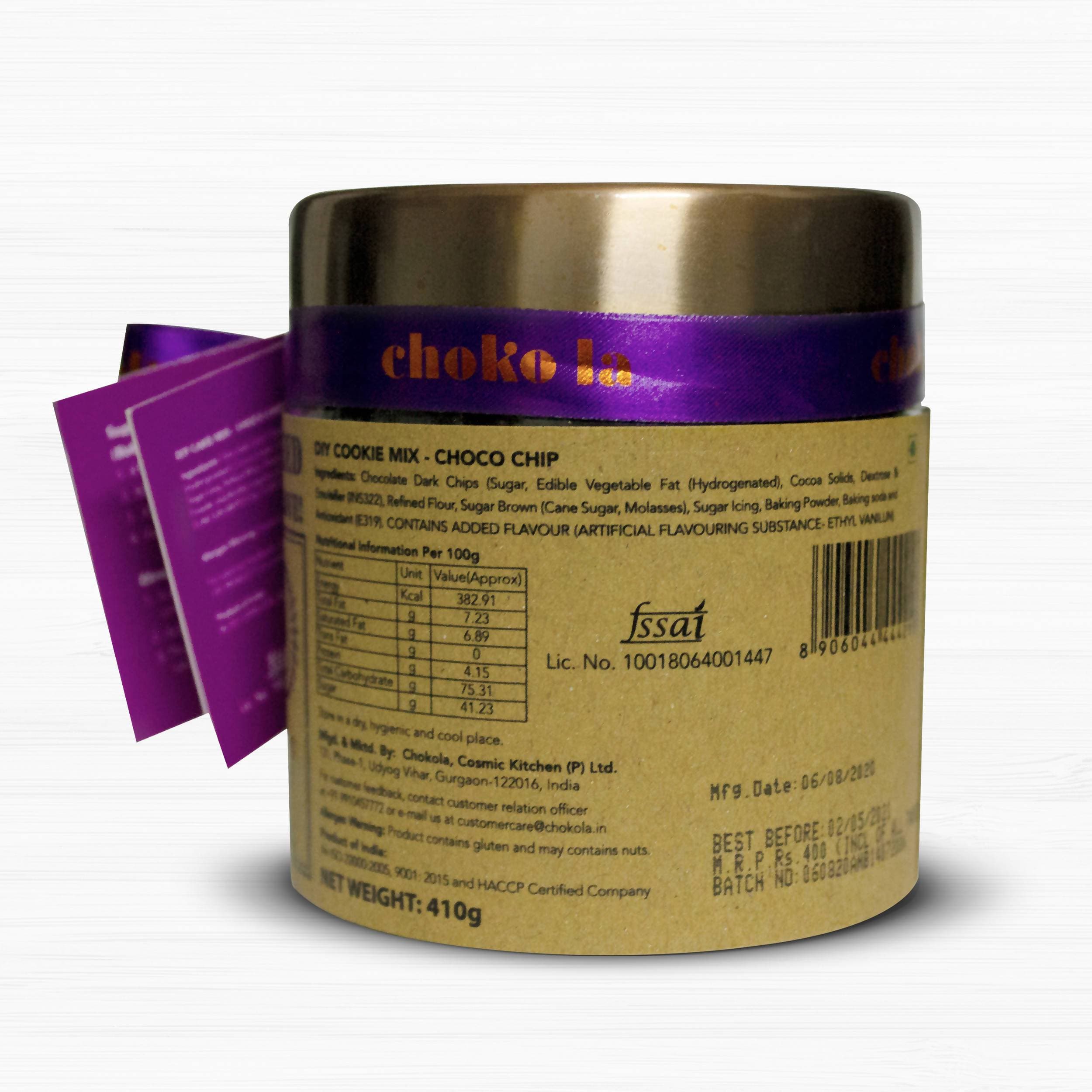 Choko La Homemade Happiness DIY Cookie Choco Chip Mix Chokola