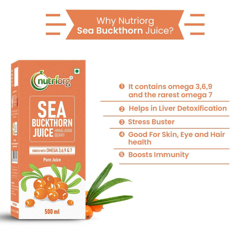 Nutriorg Seabuckthorn Juice Nutriorg