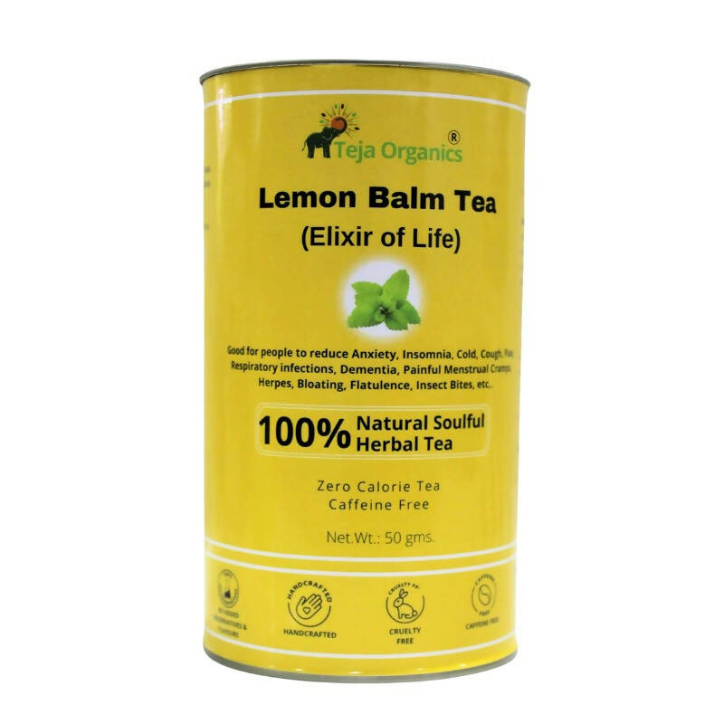 Teja Organics Lemon Balm Herbal Tea Teja Organics