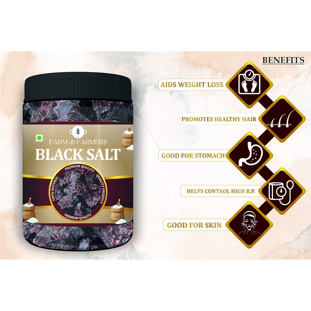 Farm & Farmers Black Salt Whole/Kala Namak Farm & Farmers
