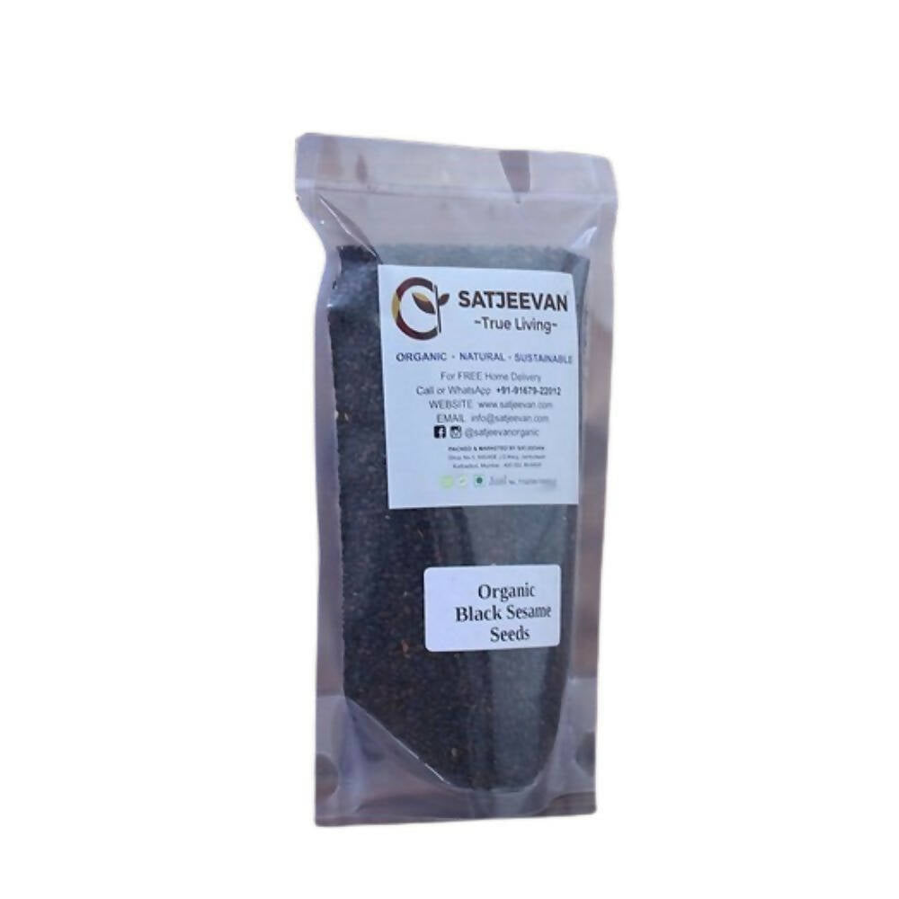 Satjeevan Organic Black Sesame Seeds Satjeevan