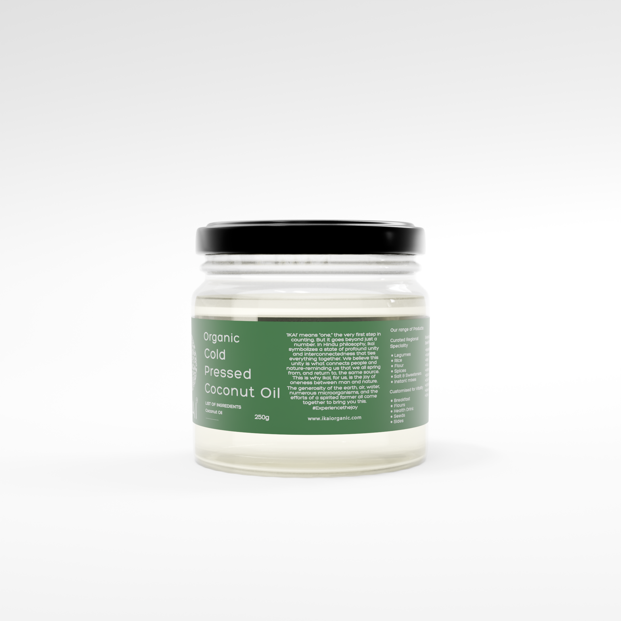 IKAI Organic Cold Pressed Coconut Oil IKAI