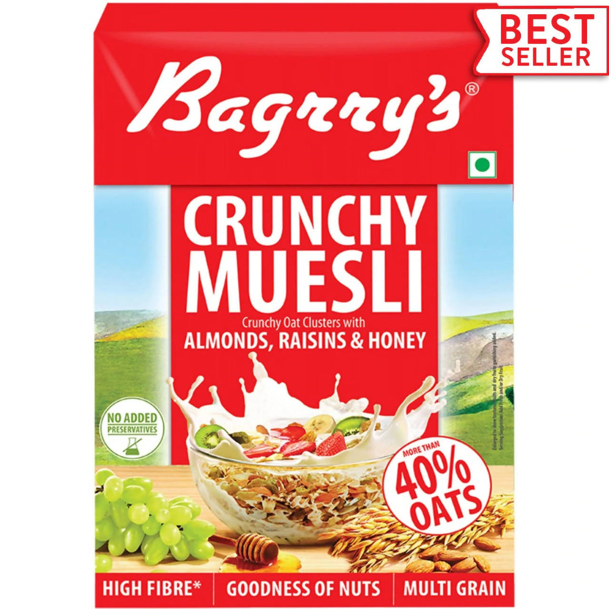 Bagrry's Crunchy Muesli - Almonds, Raisins & Honey - Safuron