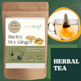 Satvi Wellness Barley Ginger Tea | Barley Seed With Ginger Herbal Tea Bags Satvi Wellness