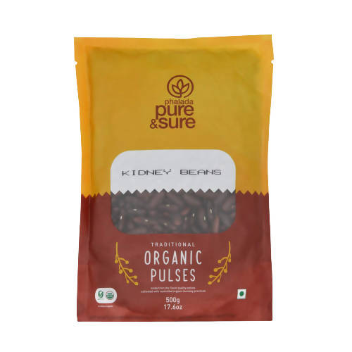 Pure & Sure Rajma / Kidney Beans Traditional Organic Pulses Pure & Sure
