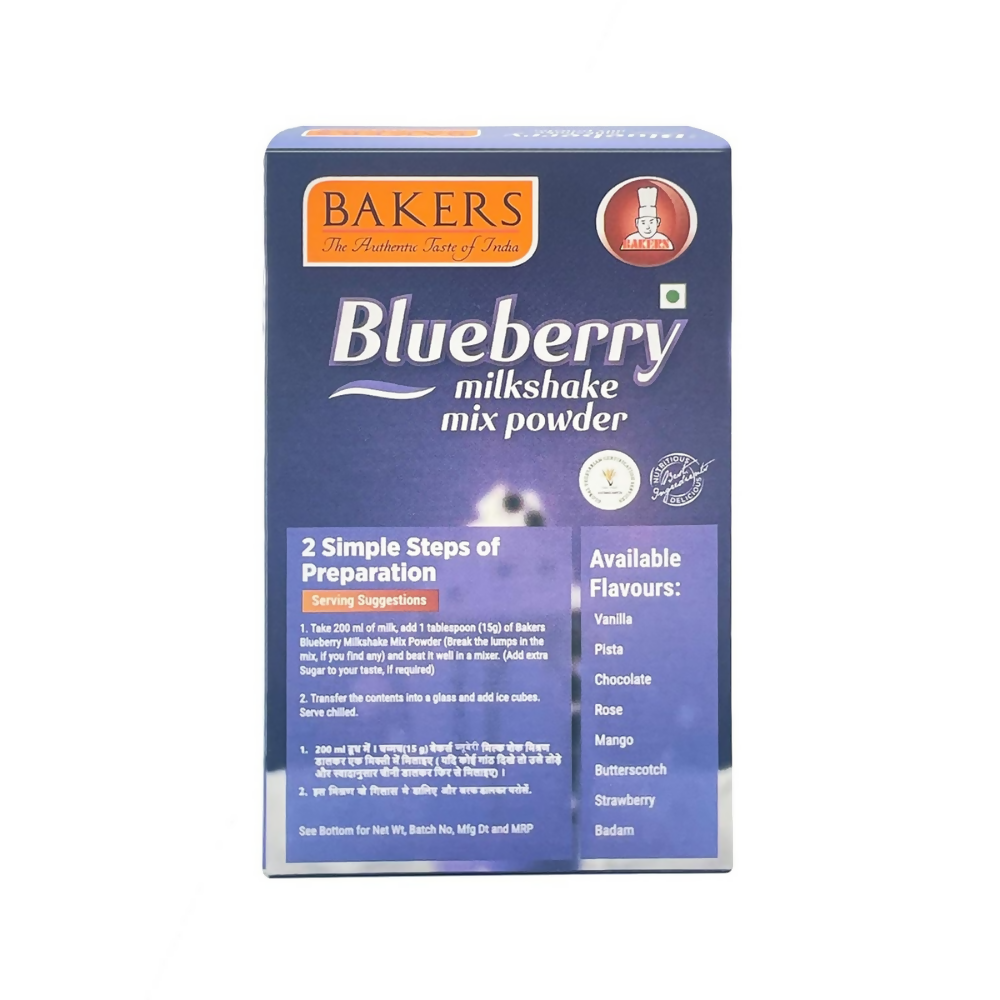 BAKERS Milk Shake Mix Powder - Blueberry Flavor BAKERS