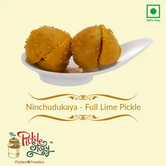 The Pickle Story Ninchudkaya – Stuffed Full Lime Pickle The Pickle Story