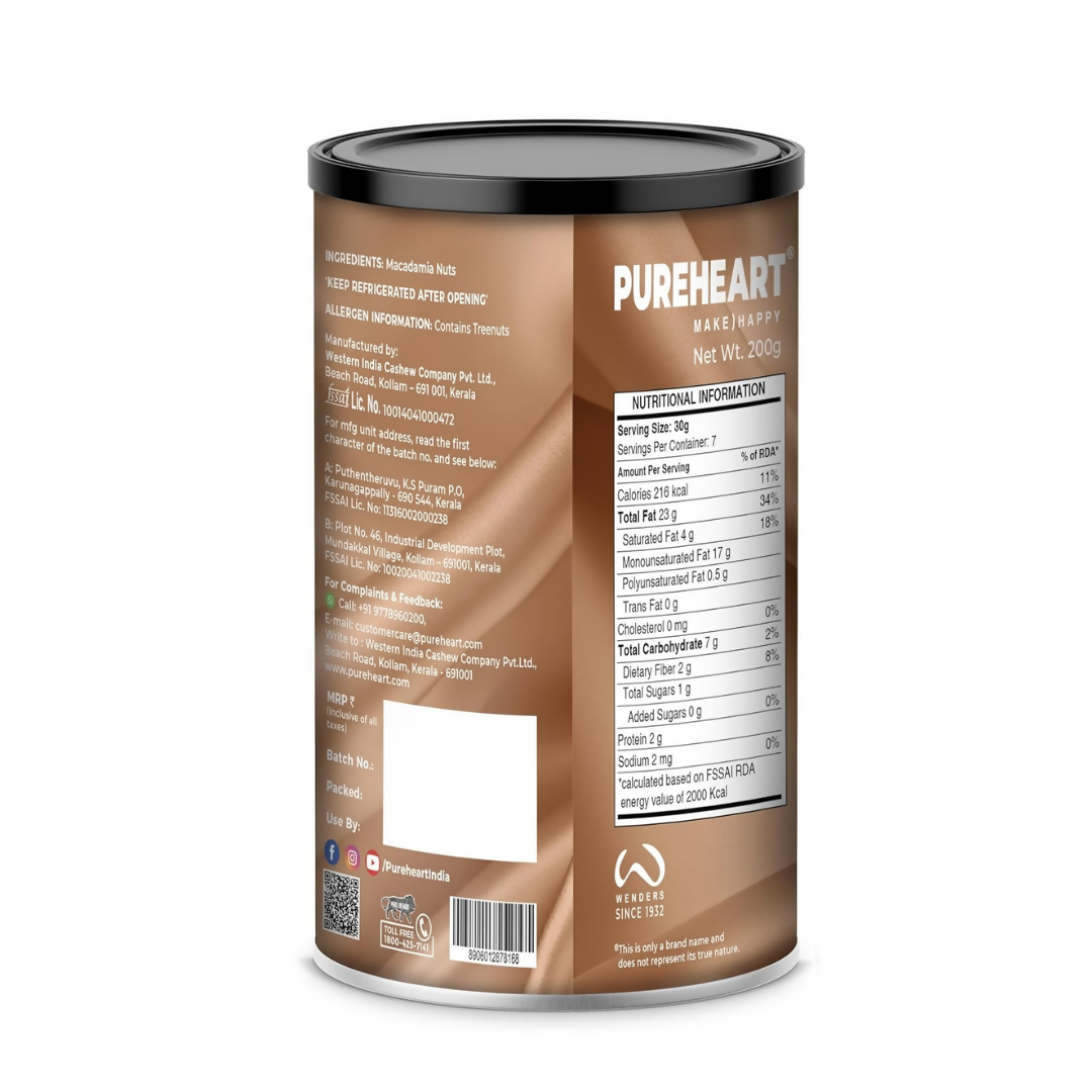 Pureheart Natural Macadamia Halves Pureheart