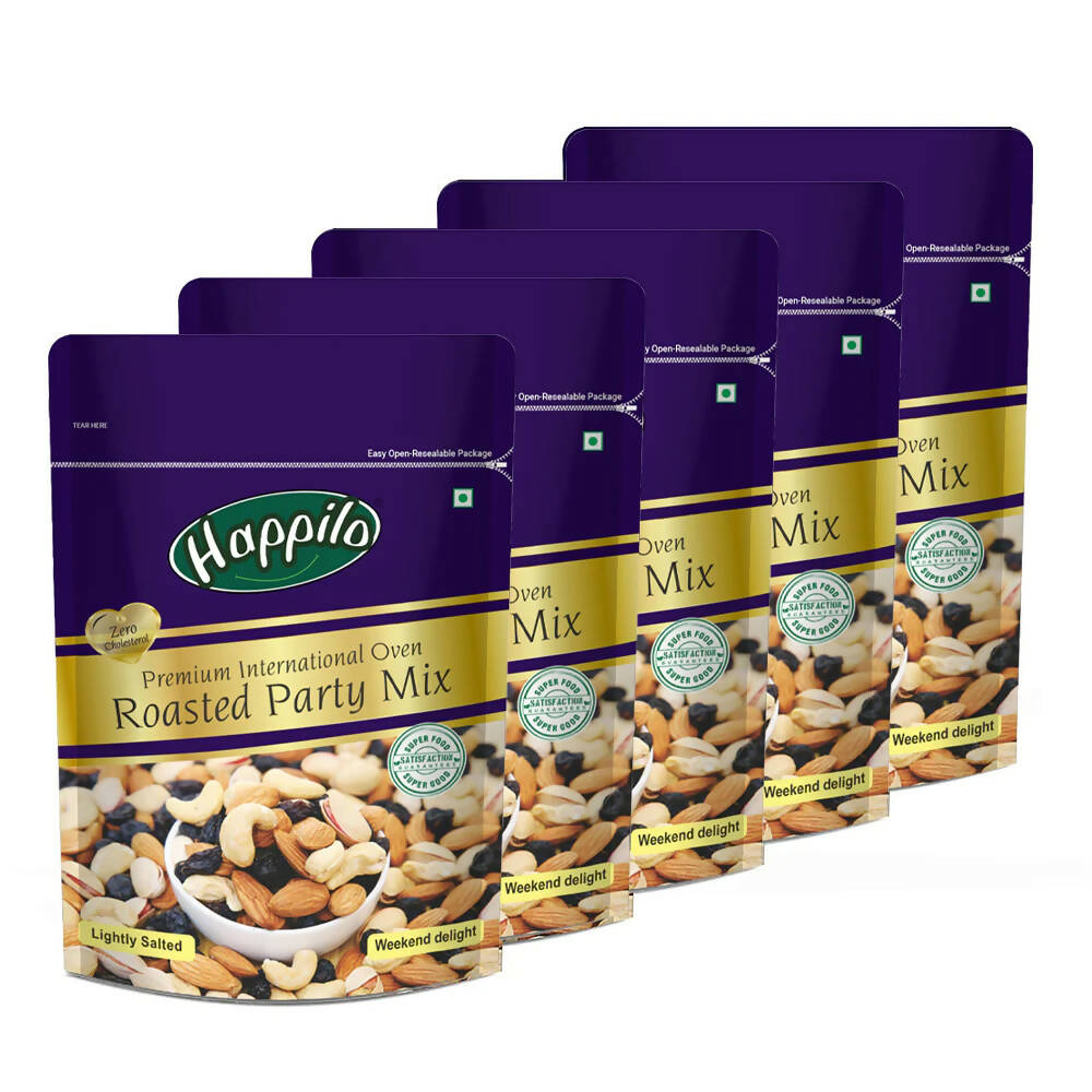 Happilo Premium Oven Roasted & Lightly Salted Party Mix Happilo