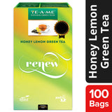Teame Honey Lemon Green Tea Renew Tea Bags - Safuron