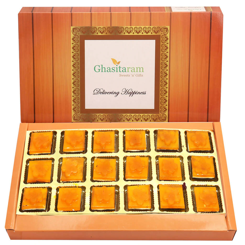 Ghasitaram Mango Layers Delight Sweets - Safuron