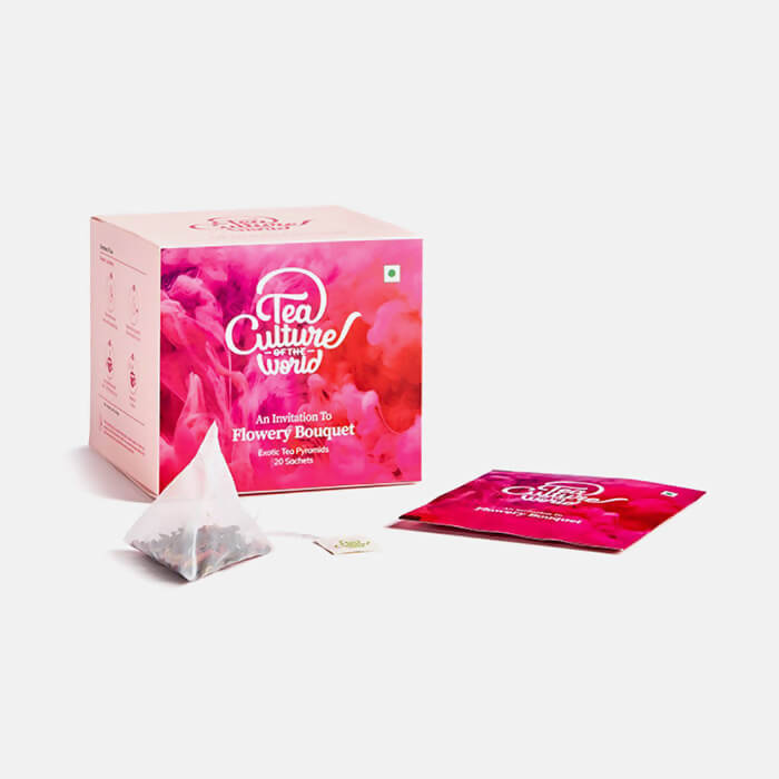 Tea Culture Flowery Bouquet Green Tea Bags Tea Culture of The World