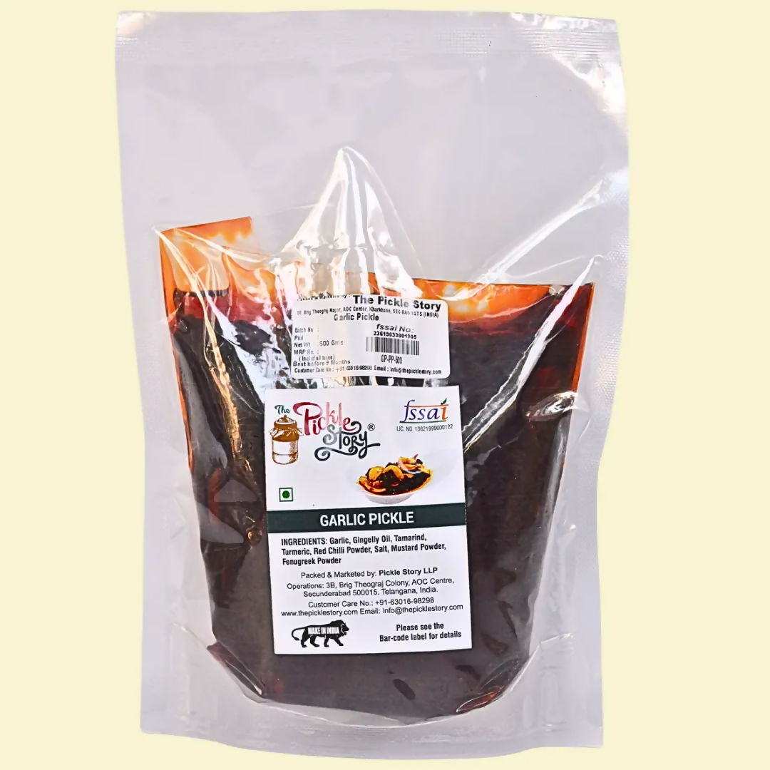 The Pickle Story Garlic Pickle (Lahsun Ka Achar) The Pickle Story