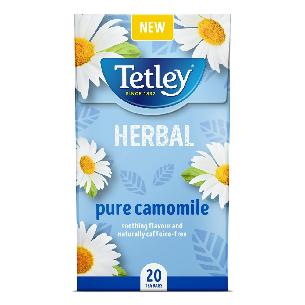 Tetley Herbal Pure Camomile Tea Bags - Safuron