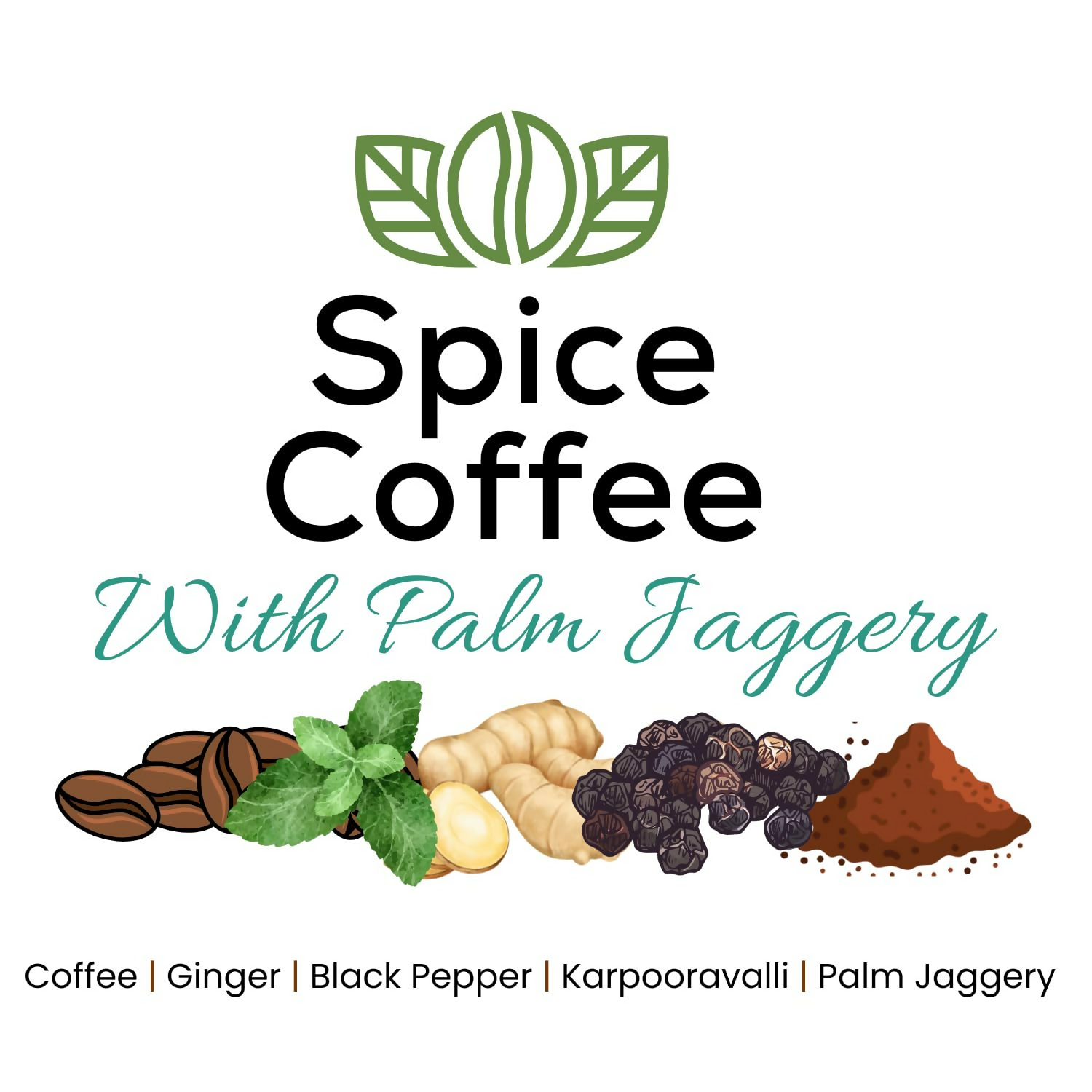 Satvi Wellness Chukkukappi With Karpooravalli/ Panikoorkka and Palm Jaggery Blend of Coffee | Spice Coffee in Tea Bags | Herbal Infusions Satvi Wellness