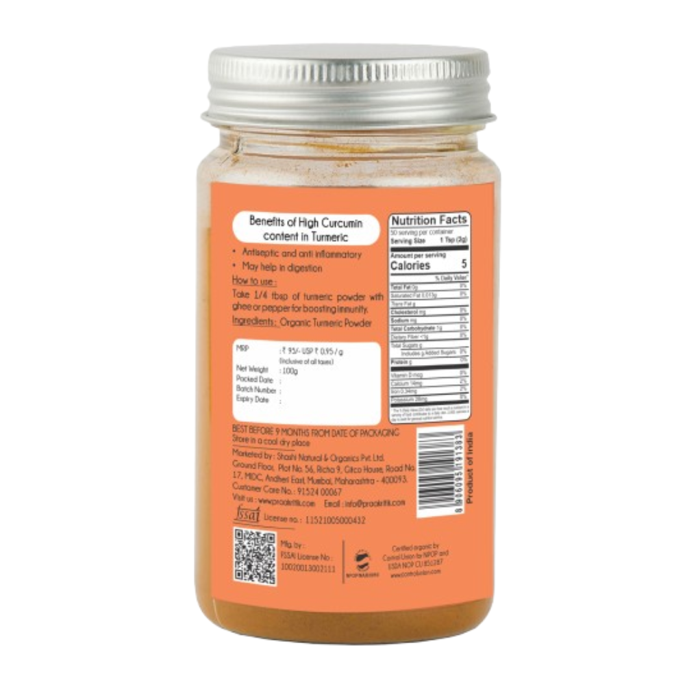 Praakritik Organic Haldi Praakritik