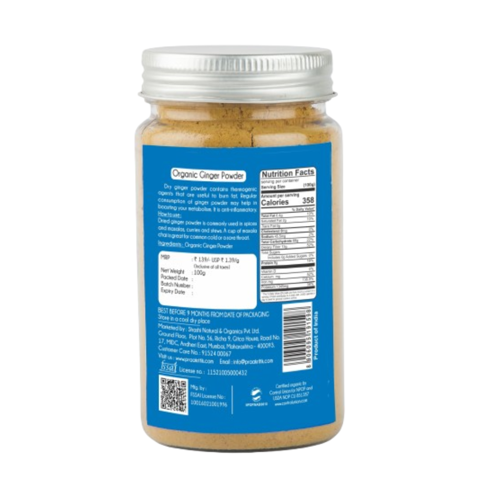 Praakritik Organic Ginger Powder Praakritik
