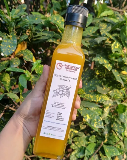 Satjeevan Organic Wood-Pressed Mahua Oil Satjeevan