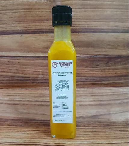 Satjeevan Organic Wood-Pressed Mahua Oil - Safuron