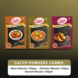 Catch Masala & Spices - Meat Masala 100 gms + Chicken Masala 100 gms + Garam Masala 100 gms Catch