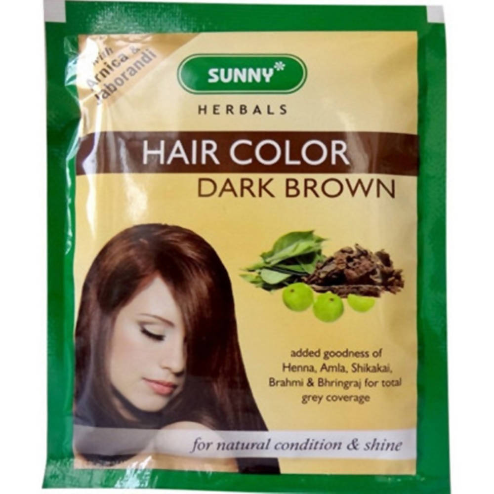 Bakson's Sunny Hair Color Dark Brown - Safuron Naturals