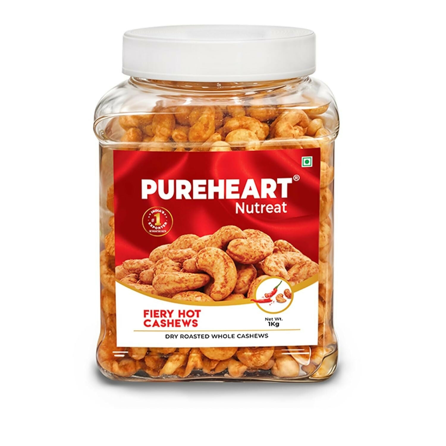 Pureheart Nutreat Fiery Hot Cashews - Safuron