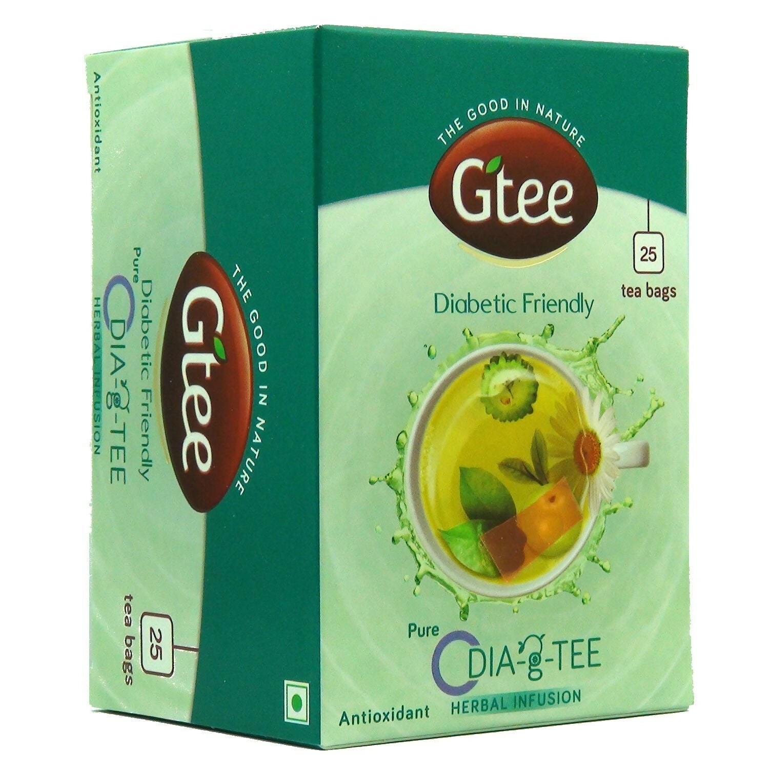 Gtee DIA-g-TEE Diabetic Friendly Tea with Gymnema, Bitter Gourd, Green Tea Gtee