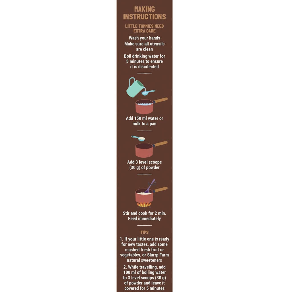Slurrp Farm Sprouted Ragi Cereal For Little ones Slurrp Farm