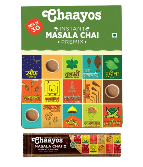 Chaayos Instant Tea Premix Masala Chai Sachets Chaayos