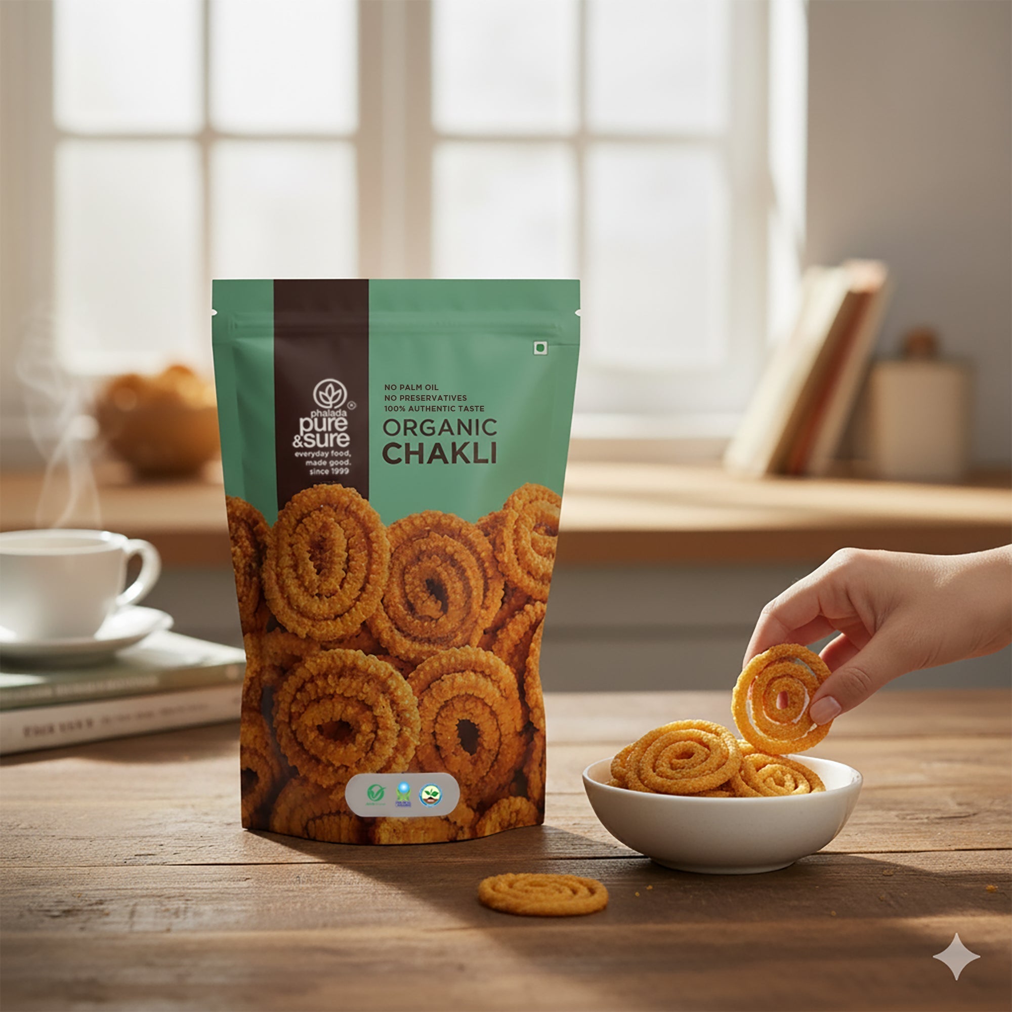 Pure & Sure Organic Chakli Pure & Sure