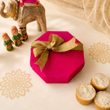 SweeDesi Meetha Ghewar - 1 Pc Hamper Pink SweeDesi