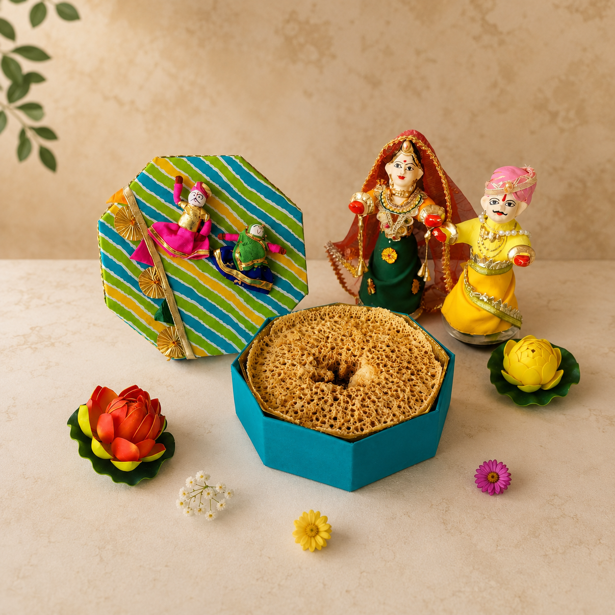 SweeDesi Ghewar Hamper 1 - Dista