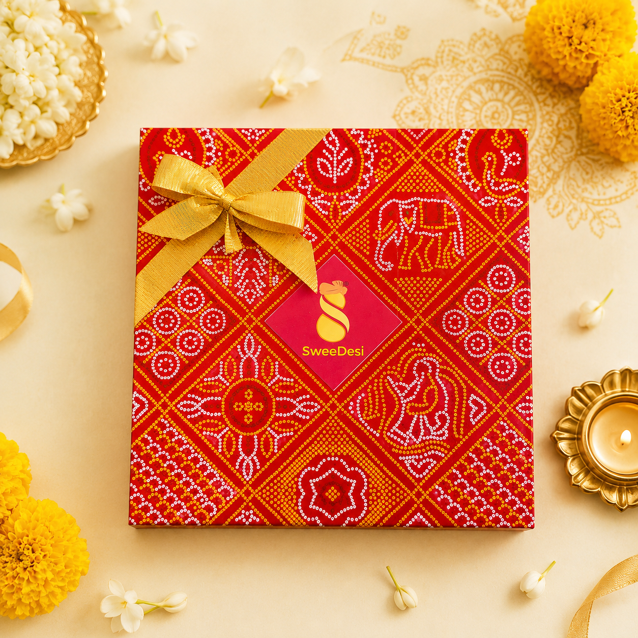 SweeDesi Royal Ghewar Hamper SweeDesi