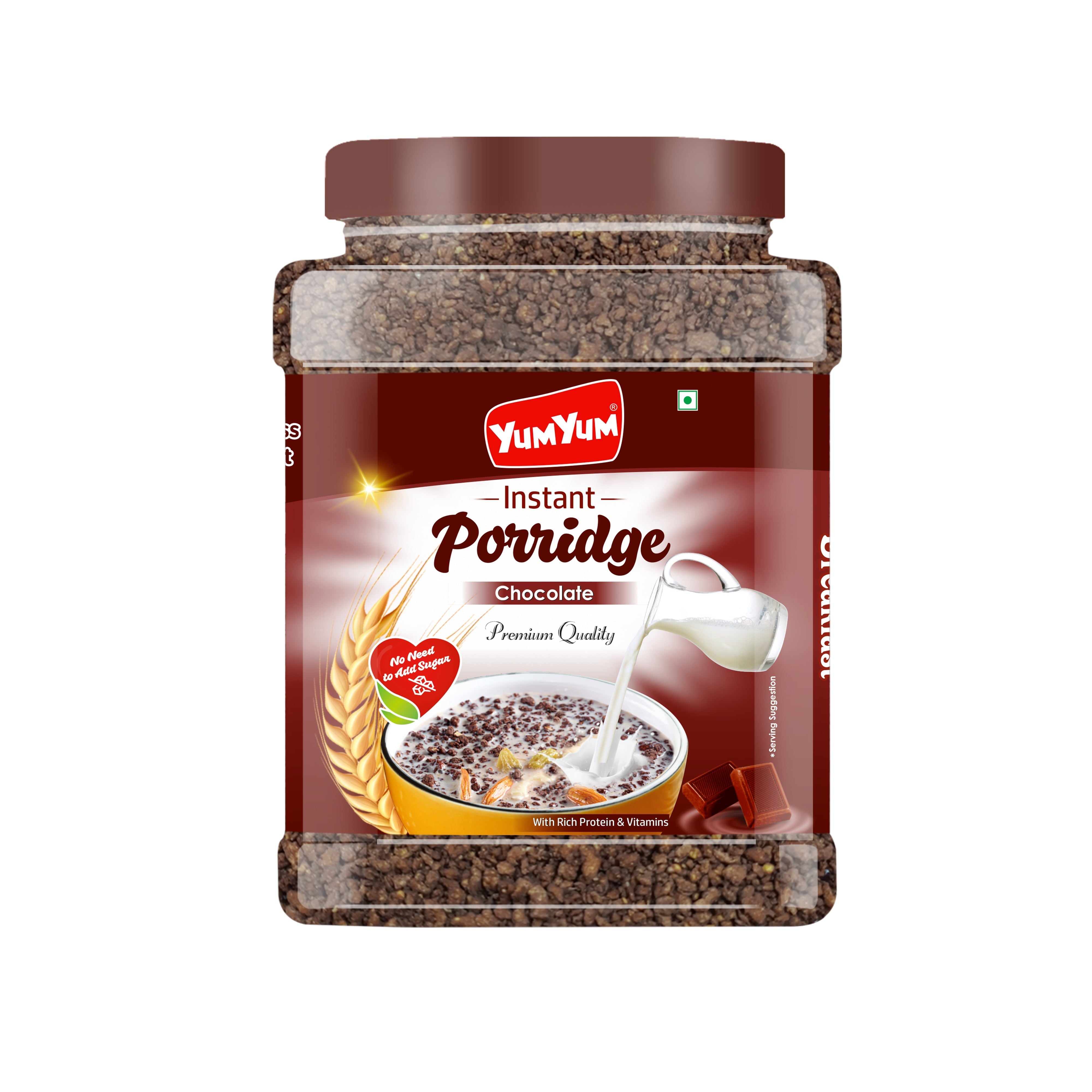 Yum Yum Instant Chocolate Porridge Jar - Dista