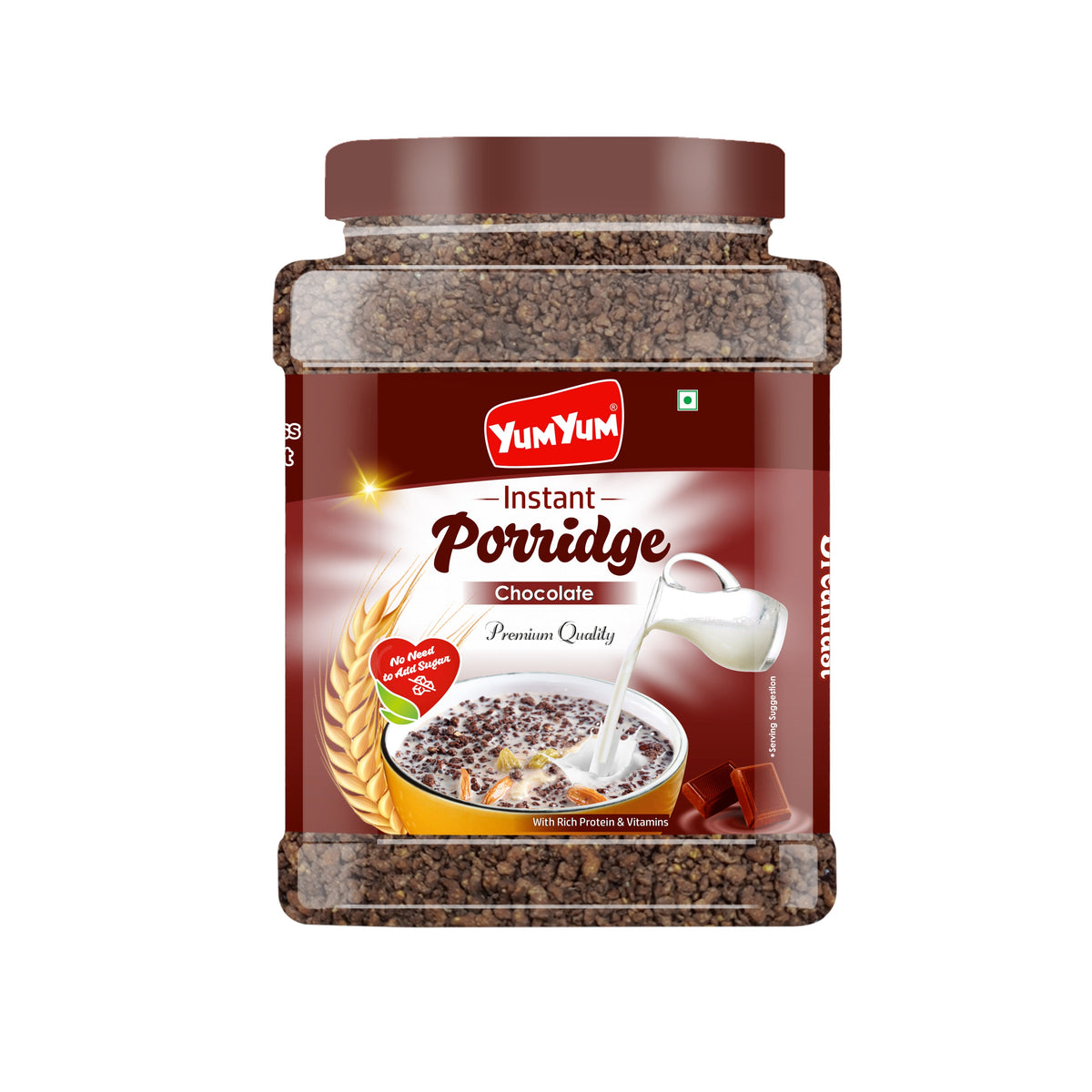 Yum Yum Instant Chocolate Porridge Jar - Dista