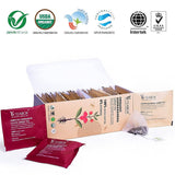 Teabox Organic Ashwagandha Green Tea Bags Teabox