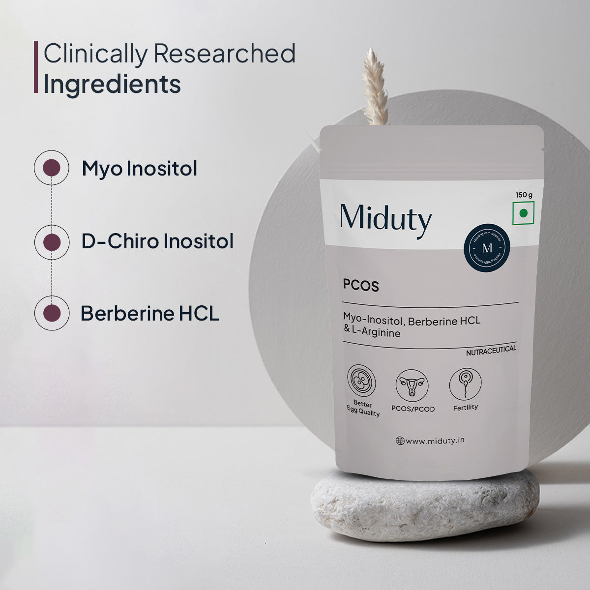 Miduty by Palak Notes PCOS Periods Fertility Powder Palak Notes