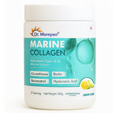 Dr. Morepan Marine Collagen Powder with Glutathione, Hyaluronic Acid, Resveratrol & Biotin Lemon Lime Flavour Dr. Morepen