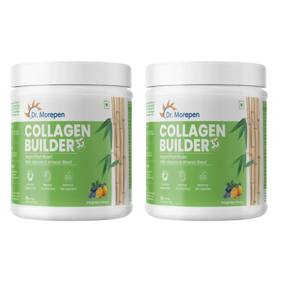 Dr. Morepen Natural Collagen Builder - Orange Berry Flavour - Safuron