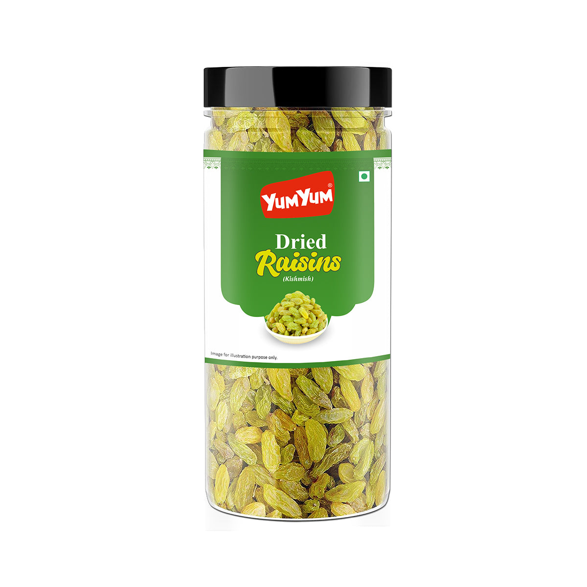 Yum Yum Green Raisins Jar - Dista