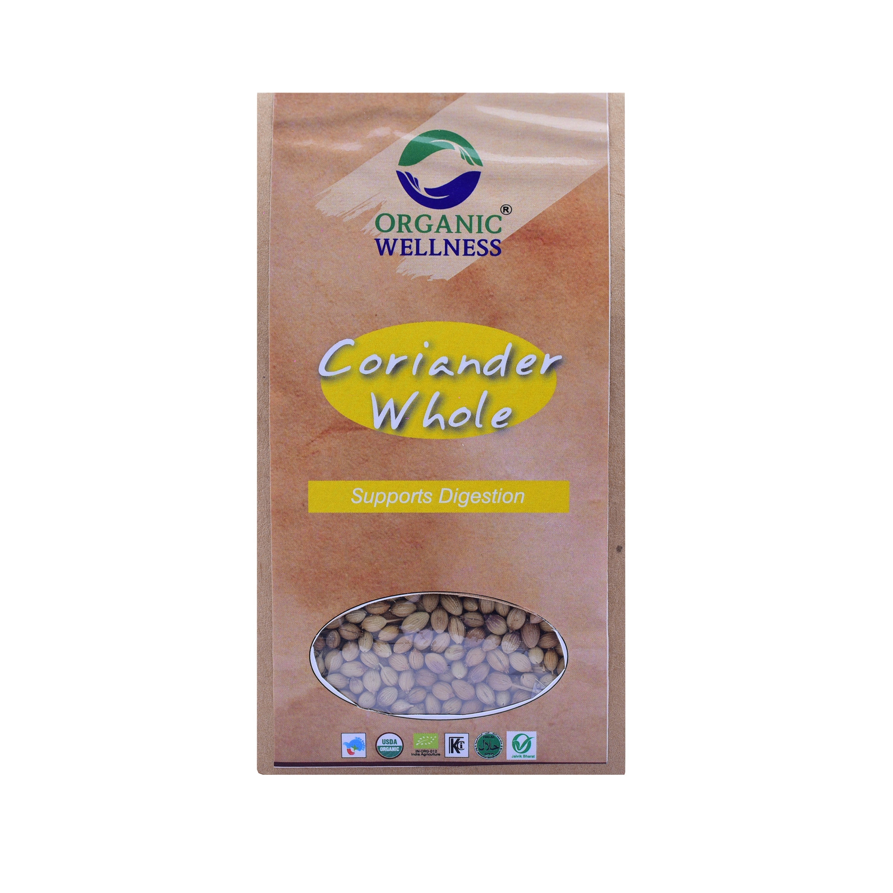 Organic Wellness Coriander Whole Organic Wellness