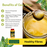 Healthy Fibres Cow Ghee | Homemade Cow Desi Ghee | Pure Cow Ghee for Better Digestion and Immunity Healthy Fibres