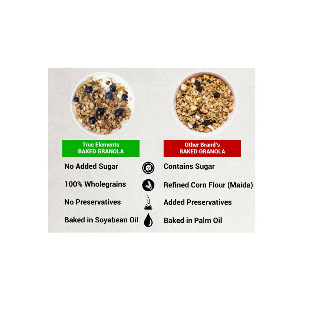 True Elements Baked Granola with Honey Crunch True Elements