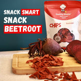 Healthy Master Light & Crispy Beetroot Chips | Crunchy Snack Healthy Master
